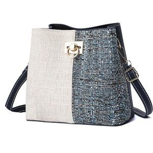 Cross Body Purse Trendy, Crossbody Bucket Bags-Pu Leather With >:(